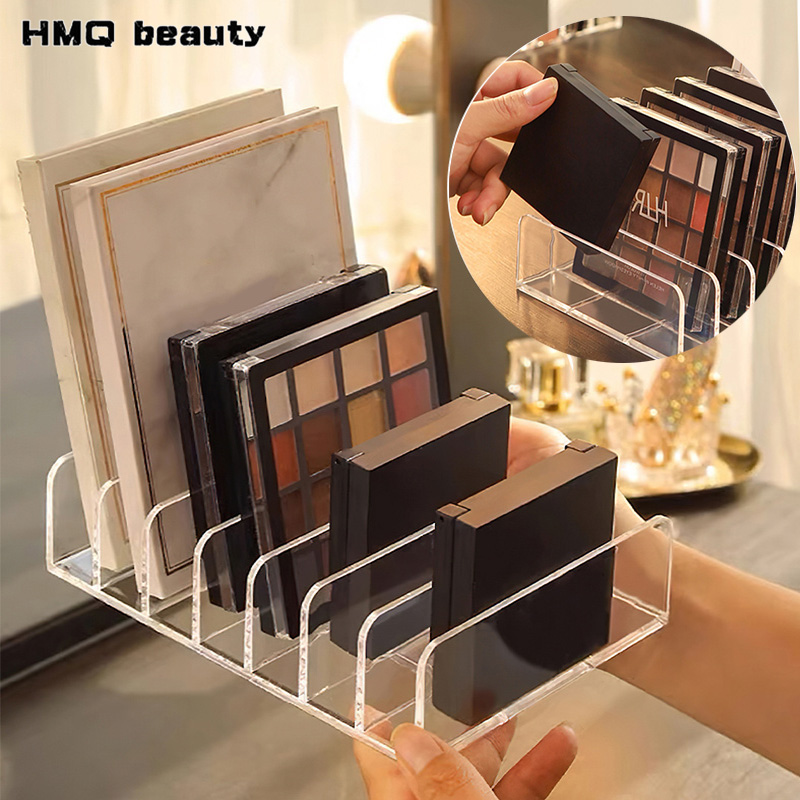 Beauty Makeup Palette - Make-up-Organizer mit 7 Fächern, Desktop-Lidschatten-Palette, Display-Box,