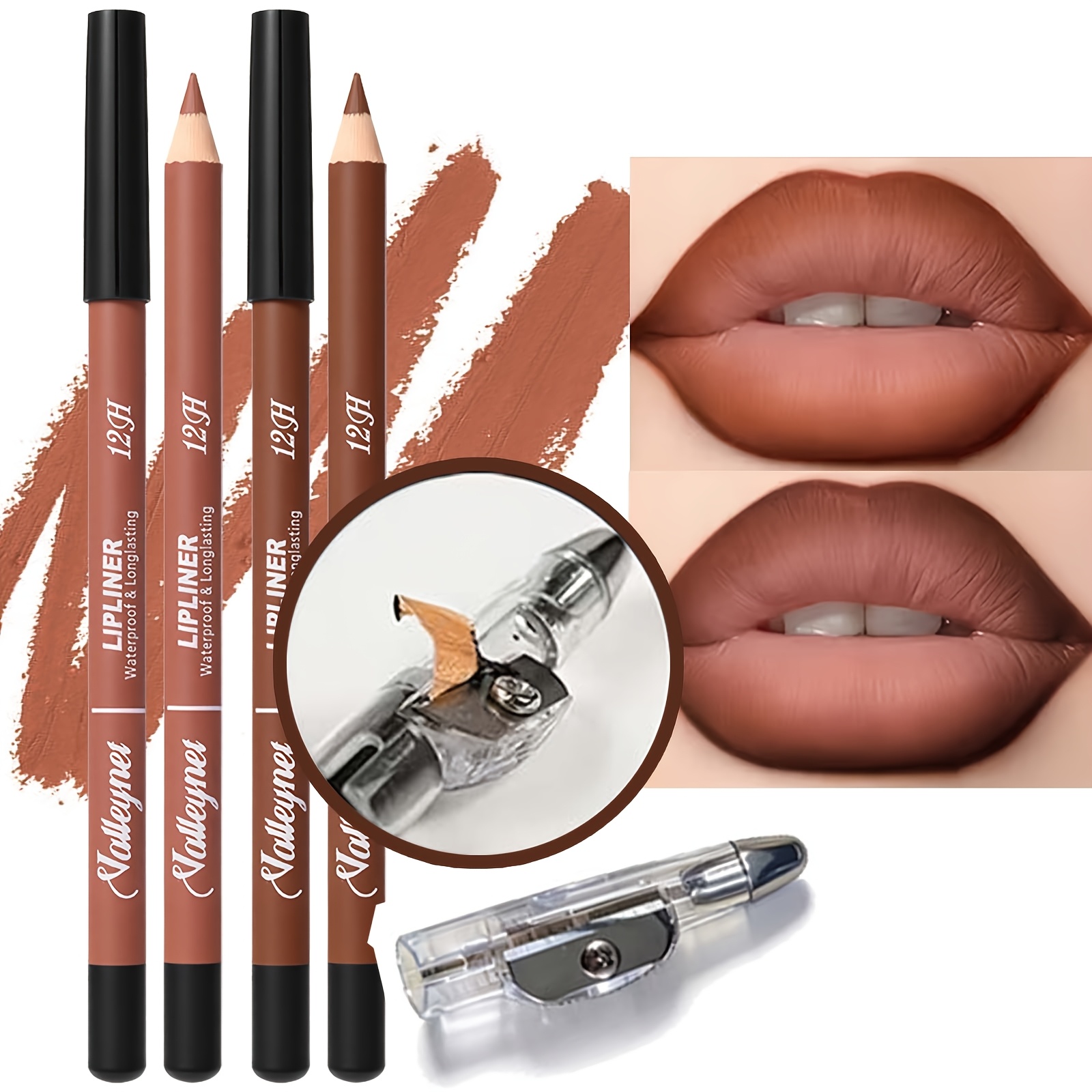 2 Lipliner-Stifte + 1 Anspitze – Lip Liner Pencil Bewertung und Preis