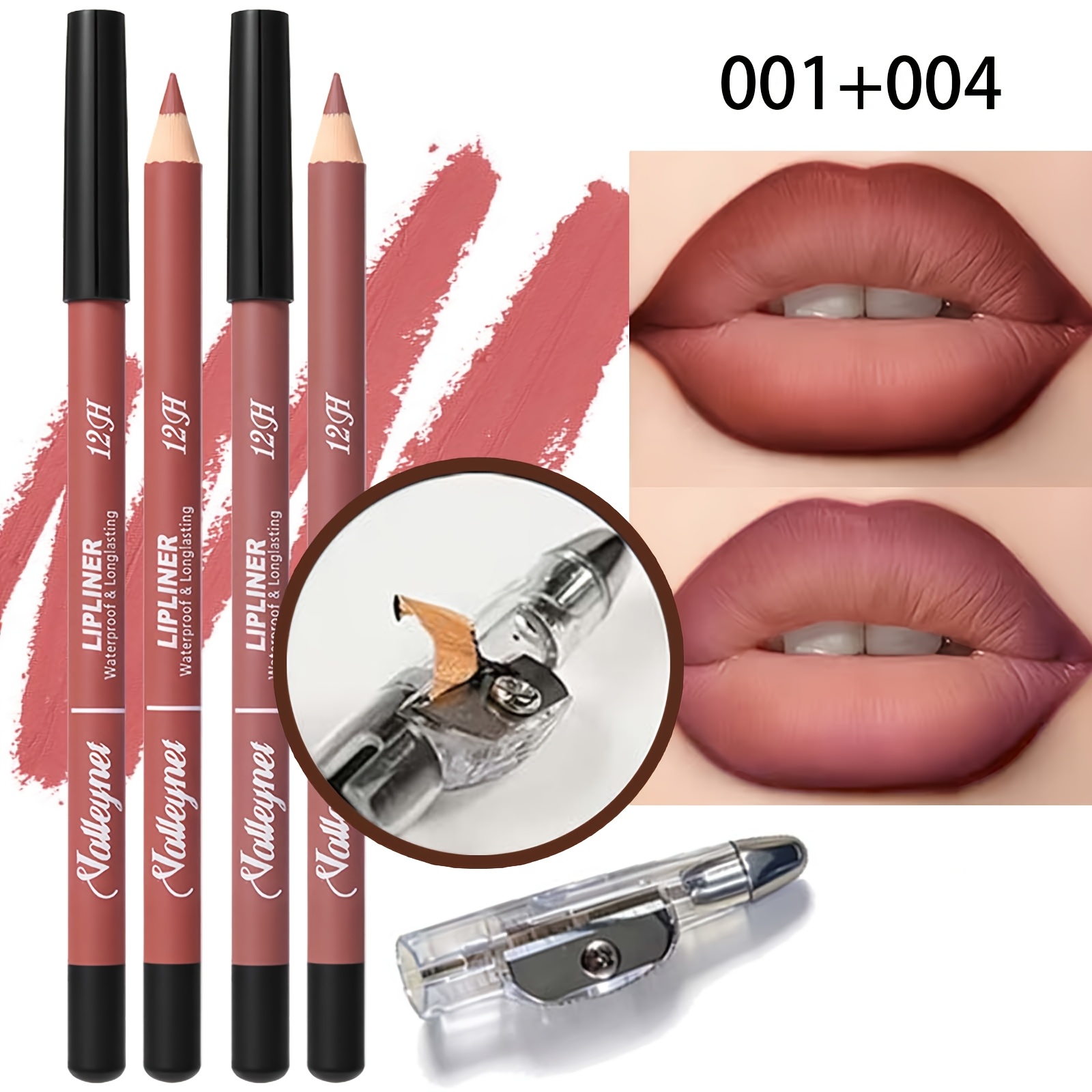 2 Lipliner-Stifte + 1 Anspitze – Lip Liner Pencil Bewertung und Preis