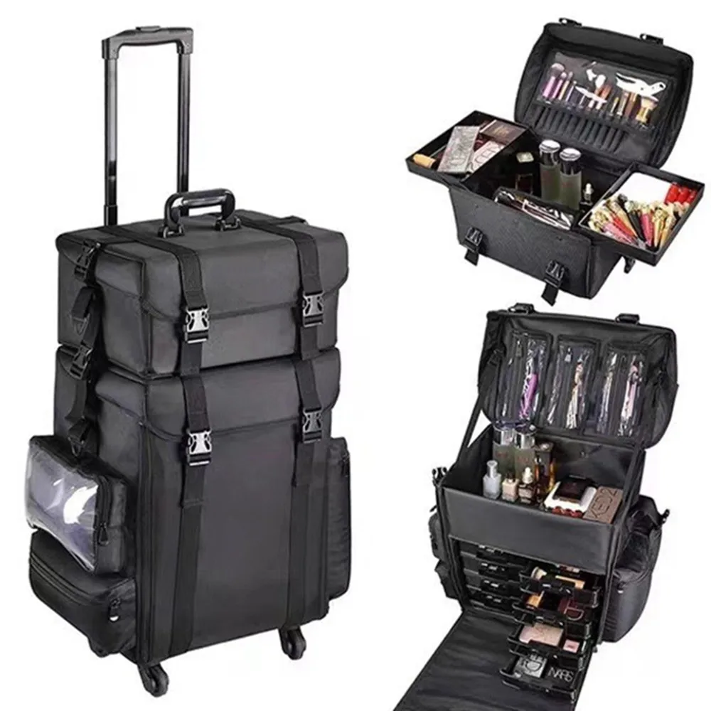 Set Reise Make-Up Trolley Koff – Beauty Makeup Vanity Set Bewertung und Preis